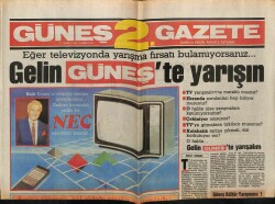 Güneş Gazetesi 2 Eki 21 Şubat 1987 - Oya Arman,Kadıköy Vişne Bahçesidir GZ63053 - 2