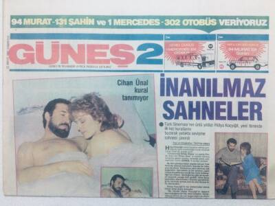 Güneş Gazetesi 2 Eki 22 Mayıs 1982 - Cihan Ünal Kural Tanımıyor GZ42311 - 1