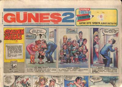 Güneş Gazetesi 2 Eki 22 Mayıs 1983 - Yaşayan Efsane Brigitte Bardot GZ110166 - 1