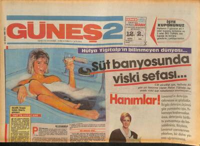 Güneş Gazetesi 2 Eki 22 Nisan 1986 - Linda Evans Gençliğini Ve Güzelliğini Cimnastiğe Borçlu GZ126223 - 1