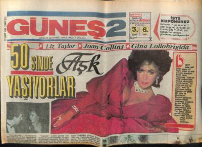 Güneş Gazetesi 2 Eki 22 Şubat 1986 - İbrahim Tatlıses Babası Hapisteyken Doğmuş GZ63105 - 1