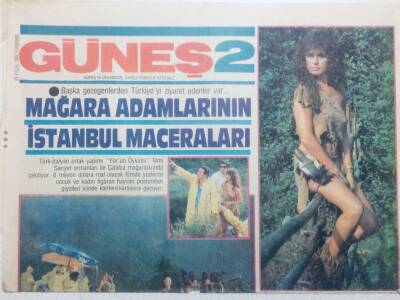 Güneş Gazetesi 2 Eki - 23 Eylül 1982 - Mağara Adamlarının İstanbul Maceraları GZ41869 - 1