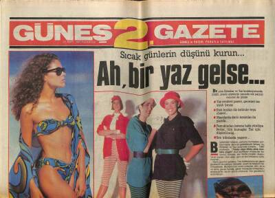 Güneş Gazetesi 2 Eki 23 Mart 1987 - Şener Şen Yeni Filminde İstanbul Efendisi GZ63147 - 2