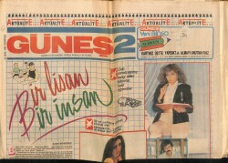 Güneş Gazetesi 2 Eki 23 Ocak 1984 - Ünlü Sanatçılarımız Hangi Dilleri Biliyor GZ63161 - 2