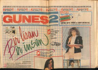Güneş Gazetesi 2 Eki 23 Ocak 1984 - Ünlü Sanatçılarımız Hangi Dilleri Biliyor GZ63161 - 1