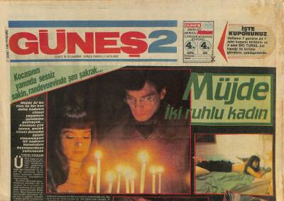 Güneş Gazetesi 2 Eki 27 Şubat 1986 - Kıskıvrakda Tarık Akan Komiser , Gülşen Bubikoğlu Sevgilisi Oldu... GZ115298 - 1