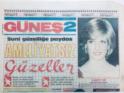 Güneş Gazetesi 2 Eki 28 Şubat 1984 - Suni Güzelliğe Paydos Ameliyatsız Güzeller GZ40993 - 1