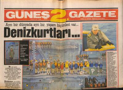 Güneş Gazetesi 2 Eki 3 Nisan 1987 - Şıklık Yarışında Üç Perde GZ63144 - 2