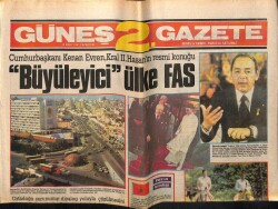 Güneş Gazetesi 2 Eki 30 Mart 1987 - Ünlüler Stresten Nasıl Kurtuluyor GZ63140 - 2