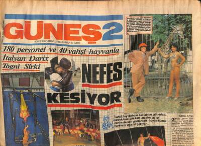 Güneş Gazetesi 2 Eki 30 Mayıs 1985 - İtalyan Darix Nefes Kesiyor GZ63098 - 1