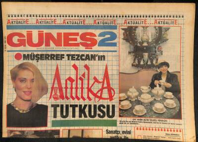 Güneş Gazetesi 2 Eki 31 Ocak 1984 - Zeki Mürenin Son Evladı - Müşerref Tezcanın Antika Tutkusu GZ127613 - 1