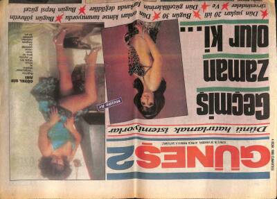 Güneş Gazetesi 2 Eki 4 Ocak 1986 - Geçmiş Zaman Olur ki Müjde Ar GZ63117 - 2