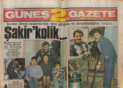 Güneş Gazetesi 2 Eki 8 Mayıs 1987 - Şevket Altuğ,Şakirkolik GZ63048 - 2