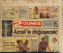 Güneş Gazetesi 2. Güneş Eki 21 Aralık 1986 - Doktorunun Sahnede Ölürsün dediği Zeki Müren , Sahneye Çıkmaya Hazırlanıyor GZ80195 - 1