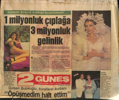 Güneş Gazetesi 2. Güneş Eki 23 Aralık 1986 - Güngör Bayrak Evliliğe Hazırlanıyor... GZ80196 - 1