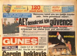 Güneş Gazetesi 2 Haziran 1986 - ŞAMPİYON BEŞİKTAŞ - İnönü'nün İl Başkanları Tulum Çıkaramadı Listede 12 Delik GZ158284 - Gökçekoleksiyon