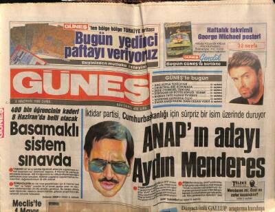 Güneş Gazetesi 2 Haziran 1989 - Doğum Günü Hediyesi GZ58455 - 1