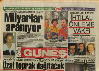 Güneş Gazetesi 2 Mart 1987 - Pekineller Çift Pasaportlu GZ62673 - 2