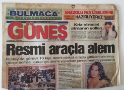 Güneş Gazetesi 2 Mayıs 2001 - Fenere Aslan Taktiği GZ10995 - 1