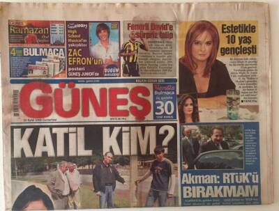 Güneş Gazetesi 20 Eylül 2008 - Tüzmen Kriz Kıtlık Getirecek GZ31466 - 1