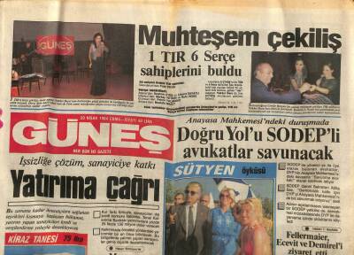 Güneş Gazetesi 20 Nisan 1984 - İpekçi Davasında Gizli Duruşma GZ88968 - 1