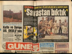 Güneş Gazetesi 21 Kasım 1987 - Yunanistan Ezana da Taktı GZ62666 - 1