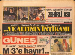 Güneş Gazetesi 21 Mart 1985 - Galatasaray ve Trabzon Finalde - Fabrika İşçisi Bingo'ya İnandı, Milyon Kazandı GZ158175 - Gökçekoleksiyon