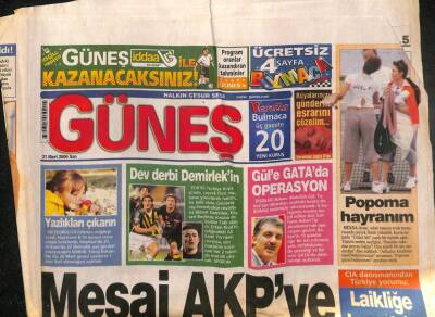 Güneş Gazetesi 21 Mart 2006 -İstanbulun Altı 400 Gün Kazılacak - El Kaideci Sakka BağKurlu Çıktı GZ96061 - 1
