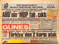 Güneş Gazetesi 21 Mayıs 1986 - Özbek Açık Pazar Ekonomisini Eleştirdi 