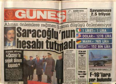 Güneş Gazetesi 21 Ocak 1988 - Doğum Günü Hediyesi GZ58369 - 1