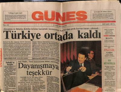 Güneş Gazetesi 22 Aralık 1990 - Kartal Demirağ ,Ağca Taklitçisi GZ61639 - 1