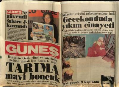 Güneş Gazetesi 22 Ekim 1986 - Doğum Günü Hediyesi GZ58338 - 1