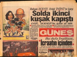 Güneş Gazetesi 22 Mart 1985 - Galatasaray'da Bir Mutlu Bir Sorun Adam 