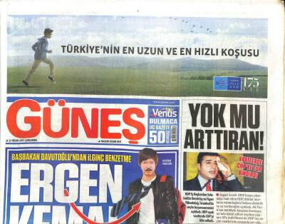 Güneş Gazetesi 22 Nisan 2015 - Darbe Mahkemesi Muhammed Mursiye 20 Yıl Hapis GZ104503 - 1