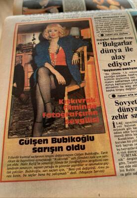 Güneş Gazetesi 22 Şubat 1986 - Gülşen Bubikoğlu Sarışın Oldu - Başbakan Craxinin Ekonomi Danışmanı Empoliye Yaylım Ateşi Açıldı GZ127532 - 2