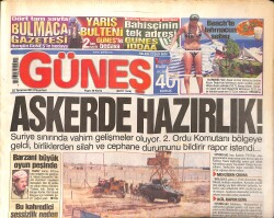 Güneş Gazetesi 22 Temmuz 2013 - Bakan Şimşek 2-3 Yıla Zengin Olacağız - Evde Patlıcan Közlerken Binayı Yaktılar - Dayak Yiyen Doktor Evde Eşini Dövdü GZ158434 - Gökçekoleksiyon