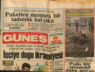 Güneş Gazetesi 23 Aralık 1983 - İstanbul Üniversitesi 530 Yaşında GZ80769 - 1