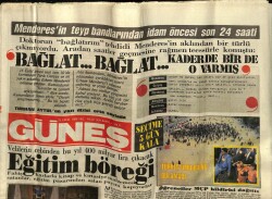 Güneş Gazetesi 23 Eylül 1986 - Tarık Akan Baba Oldu GZ72190 - 1