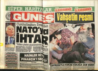 Güneş Gazetesi 23 Haziran 1987 - Bülent Ersoy , Semra Özala Başvurdu GZ62086 - 1