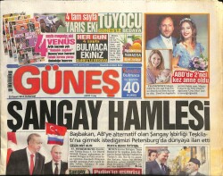 Güneş Gazetesi 23 Kasım 2013 - Vanda 4,5luk Deprem Oldu - Yüzde 100 Yerli Türk İcadı Motor GZ100508 - 1