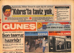 Güneş Gazetesi 23 Mart 1984 - Elvan Varan 