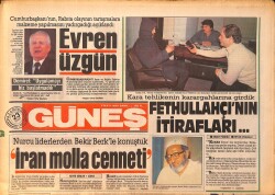 Güneş Gazetesi 23 Mart 1987 - Galatasaray, Çoluk Çocuğa Yenildi - Borsa'da Gizli Toplantı - Erdem Kardeşlerin Dramı 