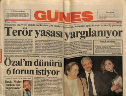 Güneş Gazetesi 23 Nisan 1991 - Özalın Dünürü 6 Torun İstiyor GZ60705 - 1