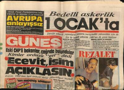 Güneş Gazetesi 24 Ekim 1985 - Doğum Günü Hediyesi GZ55734 - 1