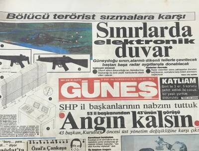 Güneş Gazetesi 24 Mart 1986-SHP İl Başkanlarının Nabzını Tuttuk GZ36670 - 1