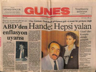 Güneş Gazetesi 24 Mayıs 1990 - Doğum Günü Hediyesi GZ58371 - 1