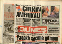 Güneş Gazetesi 24 Nisan 1987 - Sovyetler Egede Petrol Arıyor GZ60675 - 1