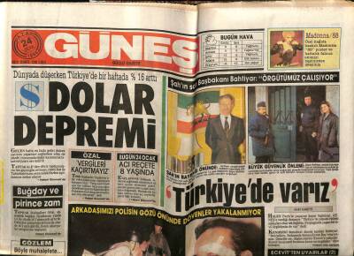 Güneş Gazetesi 24 Ocak 1988 - Doğum Günü Hediyesi GZ58370 - 1