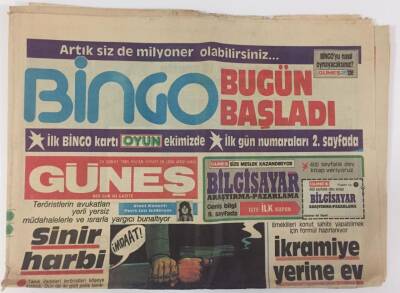 Güneş Gazetesi 24 Şubat 1985 - Hem Var Hem Yok Kömür Ve Tüpgaz Krizi GZ13236 - 2