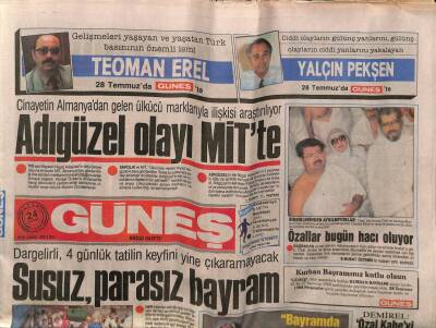 Güneş Gazetesi 24 Temmuz 1988 - Doğum Günü Hediyesi GZ55724 - 1